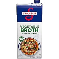 Swanson 100% Natural, Gluten-Free Vegetable Broth, 32 Oz Carton