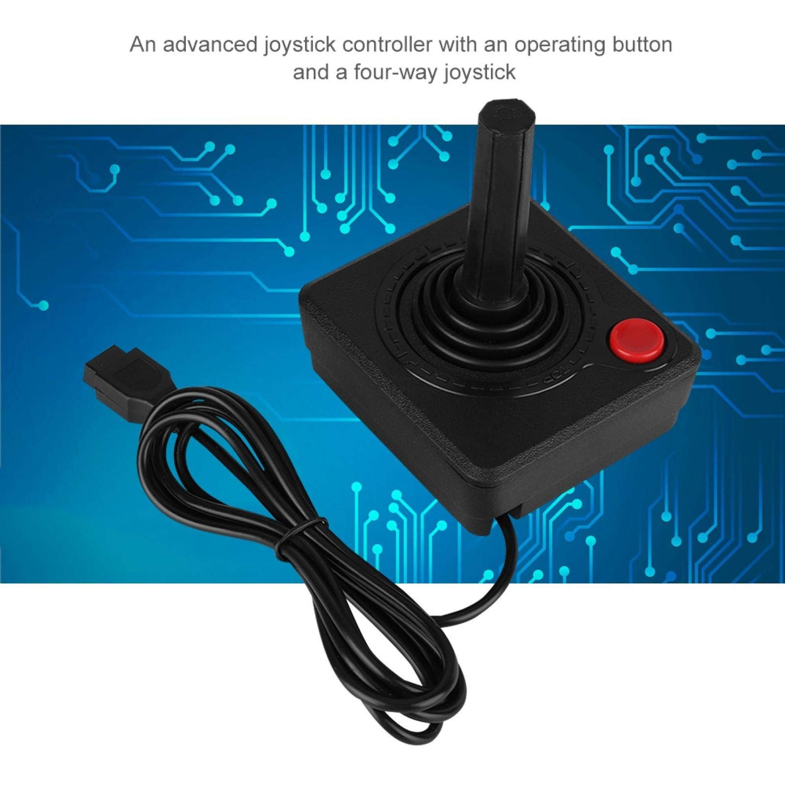 GOWENIC Pc Game Joysticks, Retro Classic 3D Analog Joystick Controller Game Control for Atari 2600, Pc Gaming Controller Game Accessories
