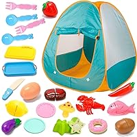 Kids Tent, Pop Up Tent for Kids, Tent with Toys, 21 pcs, for Kids Girls & Boys, Kids Play Tent, Foldable Kids Tent, Indoor & Outdoor