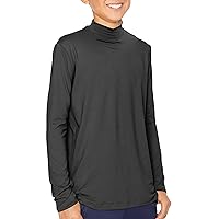 STRETCH IS COMFORT Youth Boy’s Oh So Soft Long Sleeve Mock Neck Top | 4-16