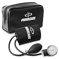 Primacare DS-9191 Pediatric Size Aneroid Sphygmomanometer Manual Blood Pressure Monitor Kit, BP Cuff with Latex Free Inflation System, Waterproof and Portable Nylon Carry Case