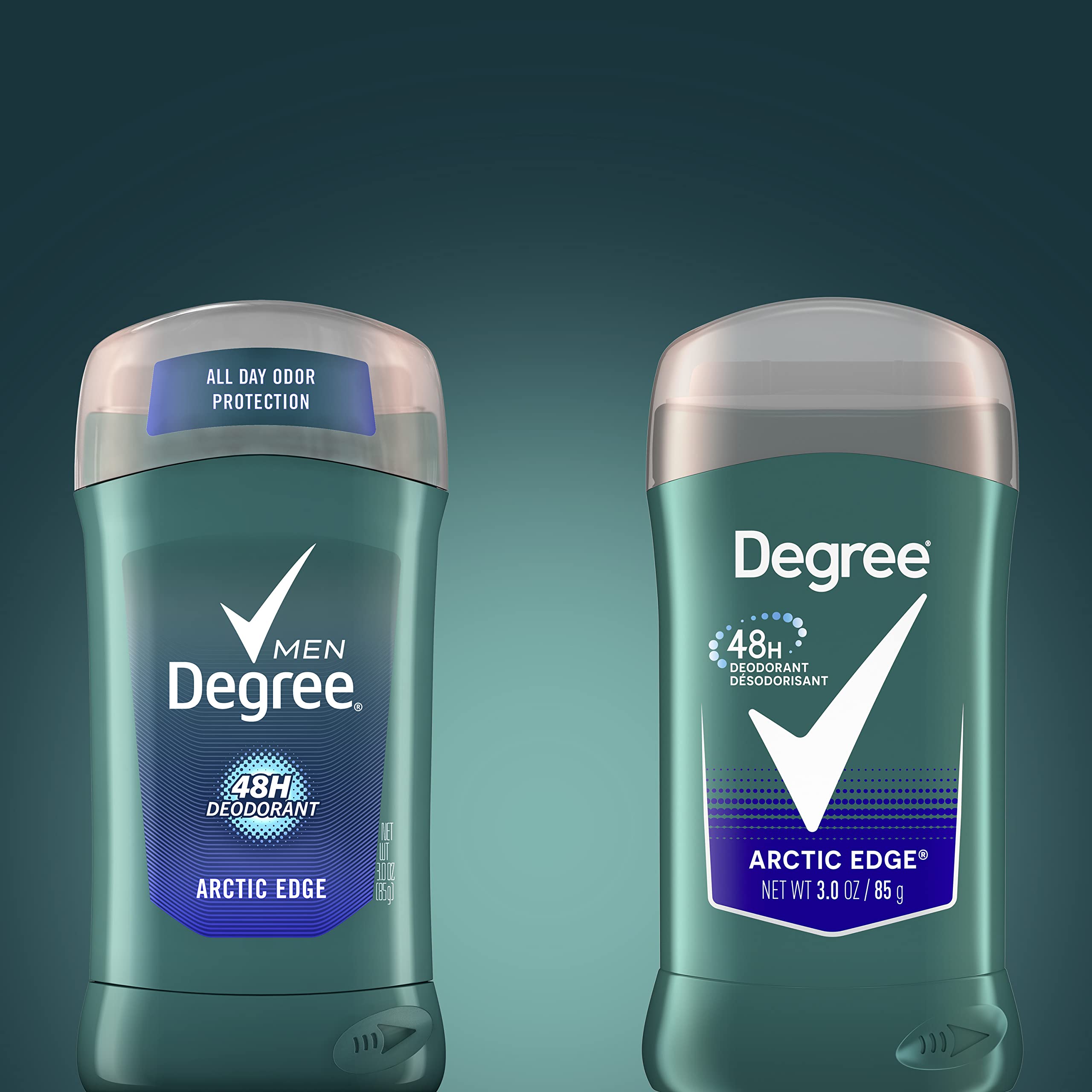 Degree Men Original Deodorant 48-Hour Odor Protection Arctic Edge Deodorant For Men 3 oz, Pack of 6