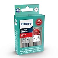 Philips Automotive Lighting 1156RLED Ultinon LED (Red), 2 Pack