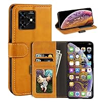 Case for Umidigi G5A, Magnetic PU Leather Wallet-Style Business Phone Case,Fashion Flip Case with Card Slot and Kickstand for Umidigi G5 6.6 inches