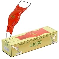 LUCKO Weeding Fist Red Garden Tool Weed Remover Device Garden Accessories Garden Gadgets Raised Bed Accessories Weed Cutter Garden Claw Garden Aid