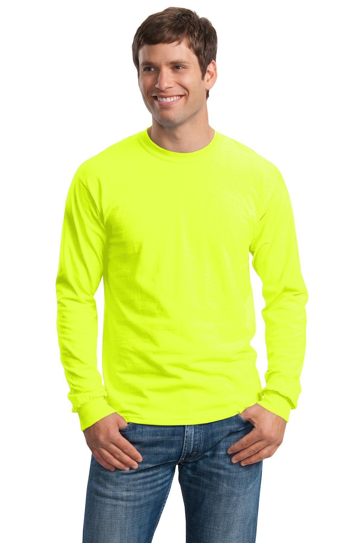 Gildan Ultra Cotton Long Sleeve T-Shirt, Style G2400, Multipack
