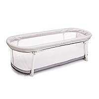 Snuggle Nest Bassinet, Portable Baby Bed, for Infants 0 – 5 Months, Driftwood Grey
