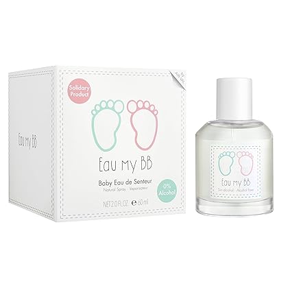 Eau My BB! Gentle Fragrance, for Babies, Eau De Senteur, EDS, Alcohol Free, All Natural, Cologne Spray, 2.02oz, 60ml, Made in Spain, by Air Val International