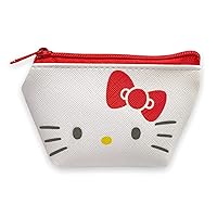 Sanrio Hello Kitty Face Boat Type Cosmetics Small Pouch Bag 4.3 in (W) × 3 in (H) × 2 in (D)