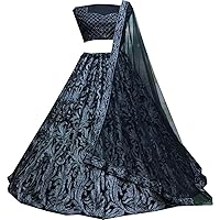 Readymade Lehenga Designer Net Lehenga Choli Party Wear Lehenga Choli Wending Lehenga Choli Q 107 Black