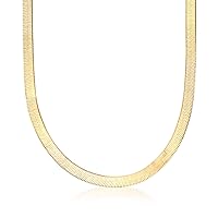 Ross-Simons Italian 6mm Herringbone Chain Necklace