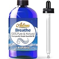 Breathe Blend Essential Oil (100% Pure & Natural - Undiluted) Therapeutic Grade - Huge 1oz Bottle - Perfect for Aromatherapy, Relaxation, Skin Therapy & More!