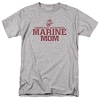 US Marine Mom Family USMC Heather Men's Tee Shirt