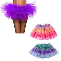 Simplicity 2 Pack 4 Layered Tutus for Girls and 5 Layered Adult Tutu