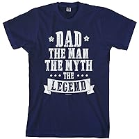 Threadrock Men's Dad The Man The Myth The Legend T-Shirt