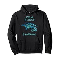 I'm A Bossy SeaWing Dragon Lovers Shirt, Ocean Dragon Kids Pullover Hoodie