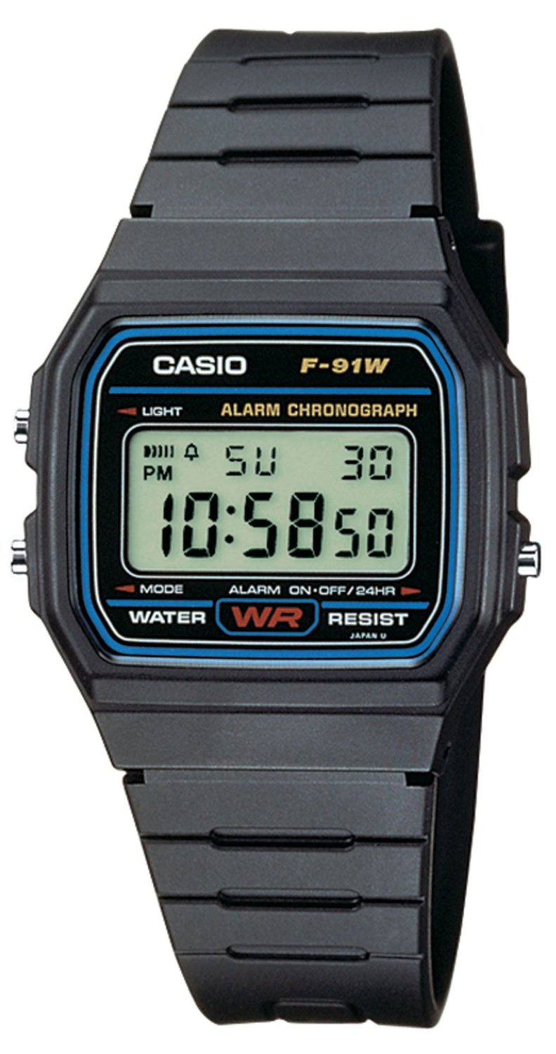 Casio Collection Unisex Digital Armbanduhr F-91W