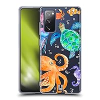 Head Case Designs Mix Watercoloured Sea Life Soft Gel Case Compatible with Samsung Galaxy S20 FE / 5G