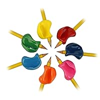 The Pencil Grip Pencil Grips, The Crossover Grip, Ergonomic Writing Aid For Righties And Lefties, Colorful Pencil Grippers, Assorted Classic Colors, 6 Count - TPG-17806