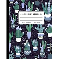 Composition Notebook: Wide Ruled Paper Notebook Journal | Cute Wide Blank Lined Workbook for Teens Kids Students Girls for Home School College Writing Notes | 8.5 x 11 Inches 110 pages