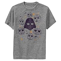 STAR WARS Darth Vader & Trooper Pumpkins Boys Performance T-Shirt