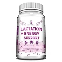 Mommyz Love Lactation Supplement with Organic Post Natal Vitamins for Breast Milk Supply Increase and Energy Boost for Postpartum Recovery - 60 Caps