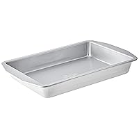 USA Pan American Bakeware Classics 9 x 13-Inch Rectangular Lasagna, Cake and Brownie Pan, Aluminized Steel, 9 x 13 Inch