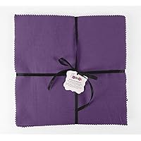 Soimoi Solid Violet Precut 10 inch Cotton Fabric Bundle Quilting Squares Charm Pack DIY Patchwork Sewing Craft