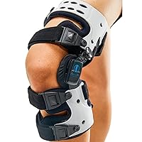 UPGRADED Medial Unloader Knee Brace Support For Arthritis Pain, Osteoarthritis, OA, Bone on Bone Joint Pain Relief Offloader L1851 L1843 with Built-in Valgus Varus Hex Key- Left