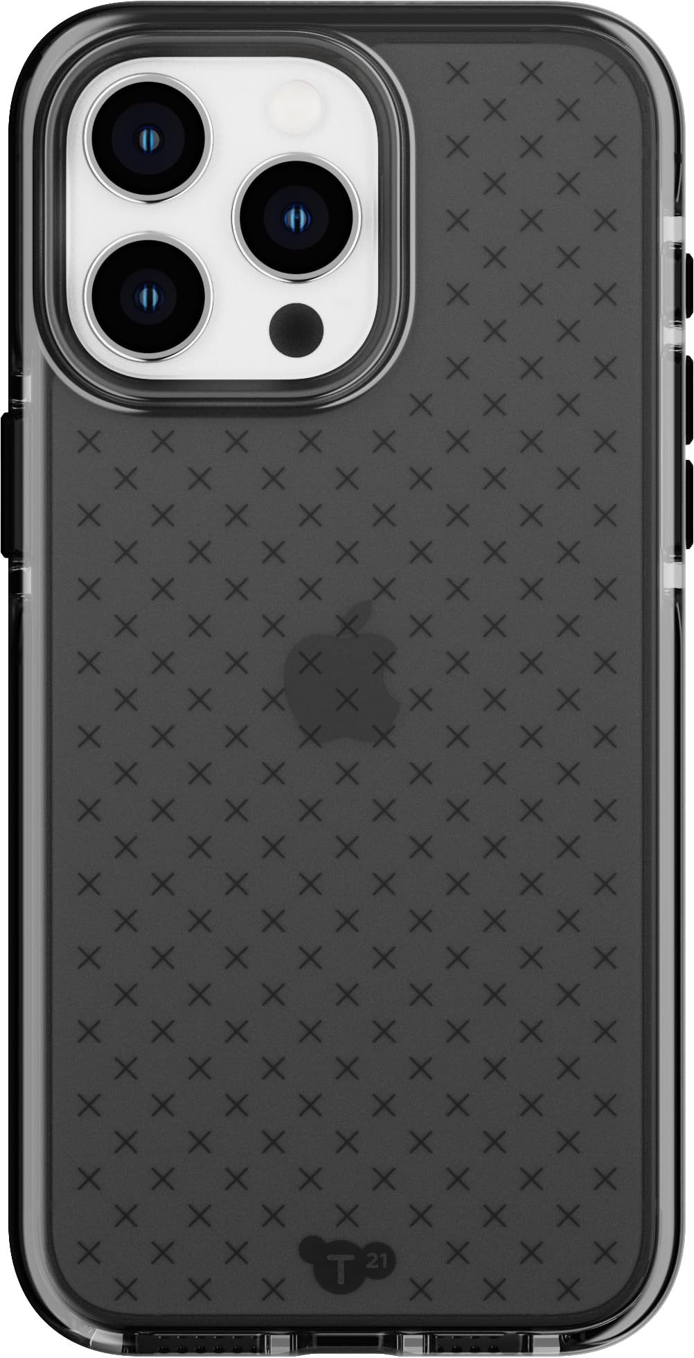 Tech21 Evo Check case for iPhone 15 Pro Max - Impact Protection Case - Smokey/Black