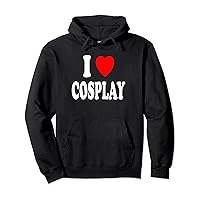 I Heart (Love) Cosplay Video Game Anime Character Convention Pullover Hoodie