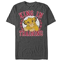 Disney Men's Lion Simba King in Training Graphic T-Shirt
