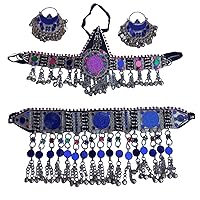 Afghan kuchi Nomade Stunning handmade Multi color Stunning Necklace Sets from Pakistan