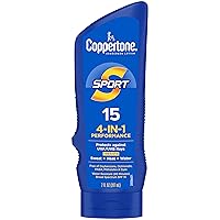 SPORT Sunscreen SPF 15 Lotion, Water Resistant Sunscreen, Body Sunscreen Lotion, 7 Fl Oz