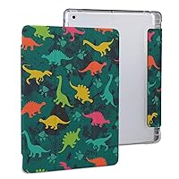 T-rex Dinosaur Green Camo Funny Case with Kickstand Card Slot Pen Holder for iPad Pro 2020 （11in）/ 2020 （10.2in）/ 2020 AIR 4 （10.9in）/ Pro 2021 （11in）