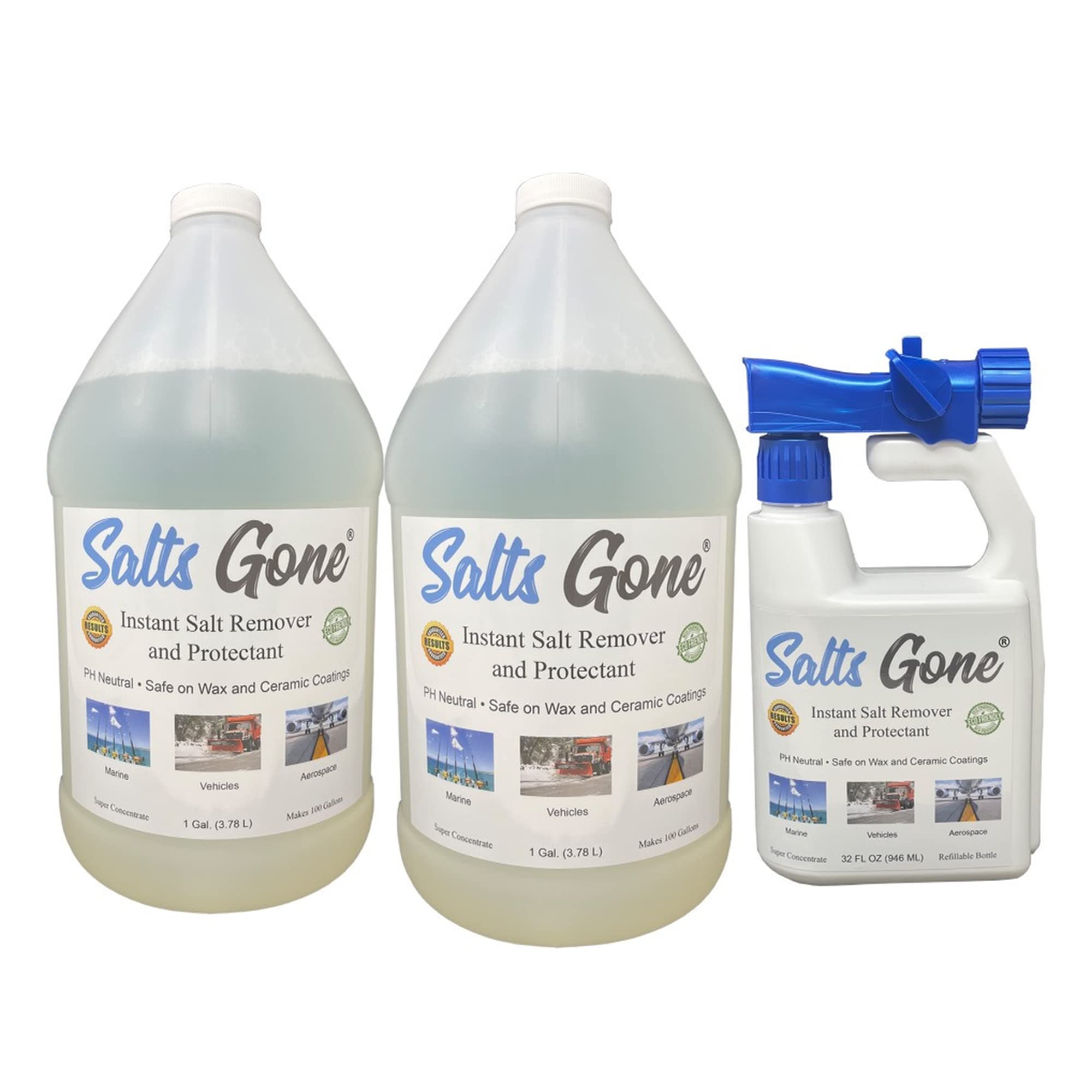 SALTS GONE 2 (Gallons) and 1 (32oz) Bundle