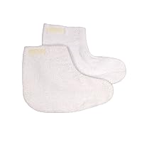 Parabath Paraffin Wax Booties for Feet, 100% Cotton Boots for Paraffin Wax Bath, Use with Liner to Seal In Heat During Wax Dip Treatment of Cracked Heels, Arthritis, Sprains in Feet & Ankles, 1 Pair