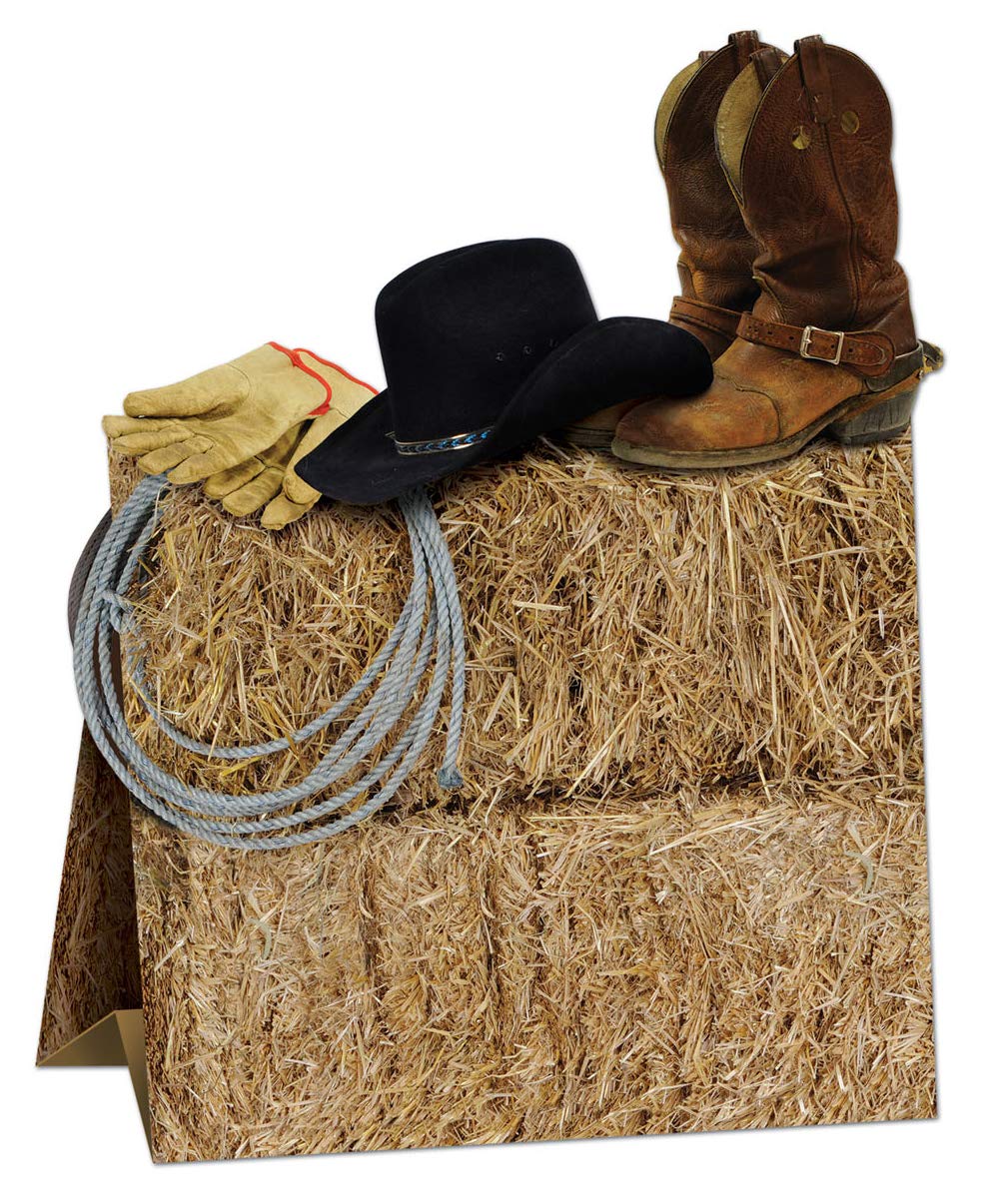 3-D Western Centerpiece Party Accessory (1 count) (1/Pkg)