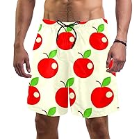 Cute Fruits Mens Swim Trunks Quick Dry Swim Shorts Swimwear Bathing Suits