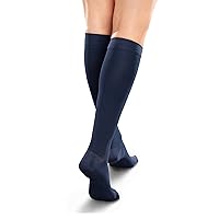 Ease Opaque Women's Knee High Support Stockings - Mild (15-20mmHg) Graduated Compression Nylons - Short and Long