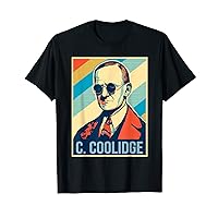 4th Of July Calvin Coolidge President Retro Patriotic T-Shirt