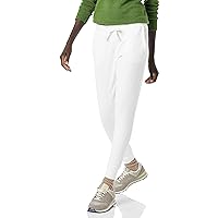 Women's Fleece Jogger Sweatpant (Available in Plus Size), White, X-Small