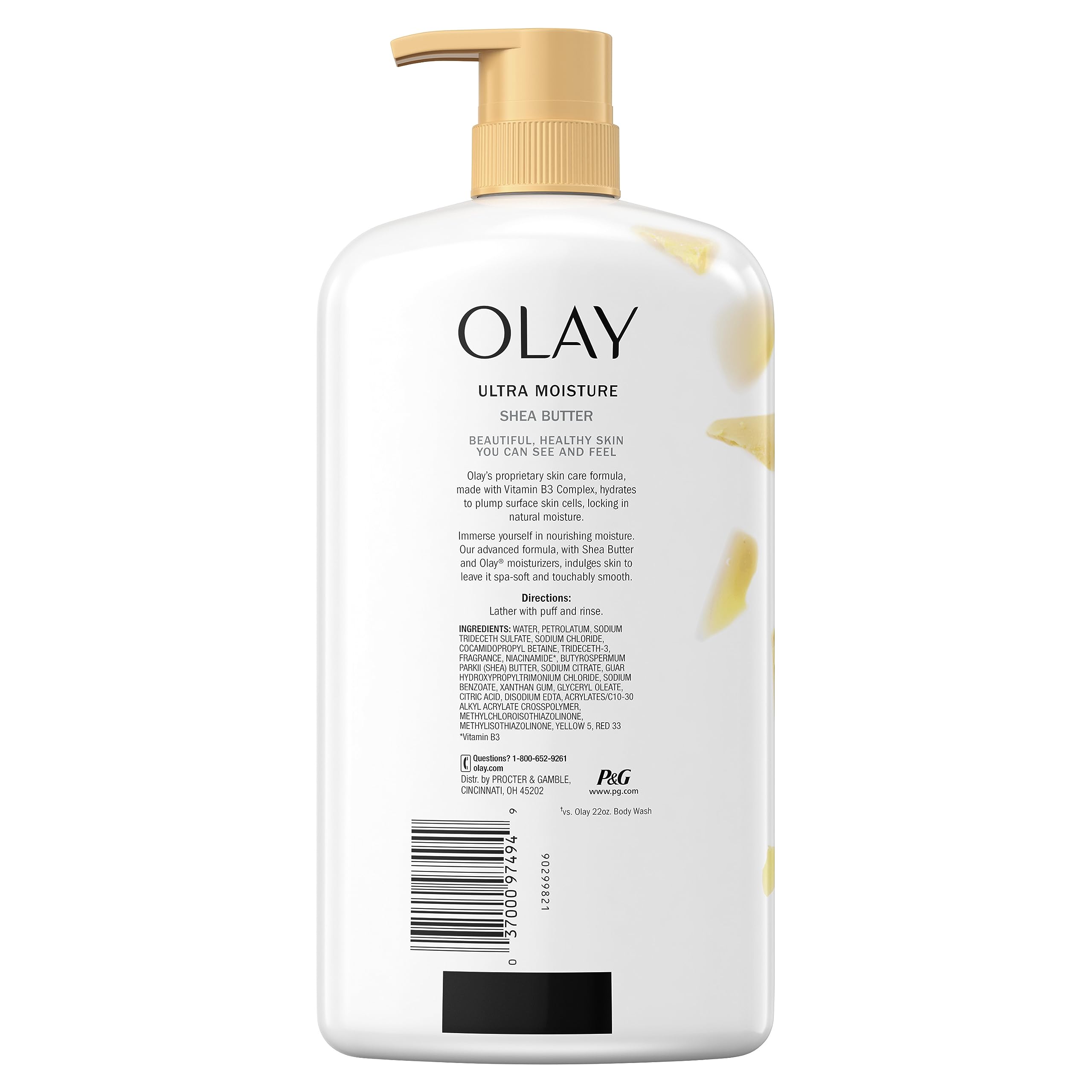 Olay Ultra Moisture Body Wash with Shea Butter, 30 Oz