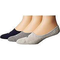 Sperry Men's Cushioned Canoe Solid Liner Socks-3 Pair Pack-Soft Combed Cotton Comfort