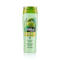 Dabur Vatika Naturals Shampoo for Women - Nourish and Rejuvenate Your Natural Hair - Strengthening & Moisturizing Hair Cleanser for Curly Hair, Damaged Hair, All Hair Types (400ml Bottle Virgin Olive)