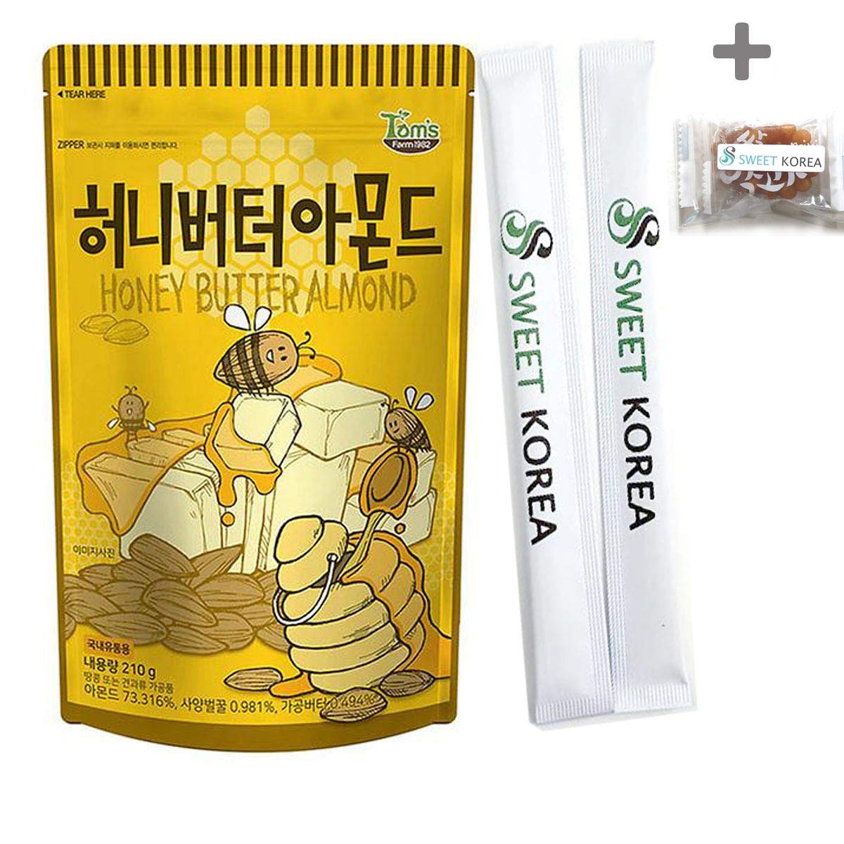 Mua Honey Butter Almond 210g + Mimi Yakgwa_2p(Korean snack) trên Amazon Mỹ chính hãng 2022 | Fado