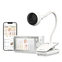 Chillax Giraffe Pro Smart Baby Monitor – WiFi Video Baby Monitor with Full HD 1080p Camera and 4.3” Video Parent Unit, Privacy Protection Switch, Auto Dimming LED, Gooseneck, 2-way Audio, Night Vision