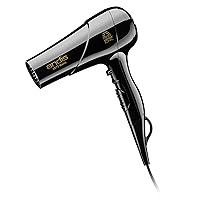 Andis 80695 1875-Watt Tourmaline Ceramic Ionic Styling Hair Dryer, Black