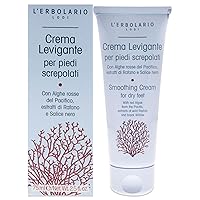 L’erbolario Smoothing Cream for Dry Feet - Foot Cream for Dry Cracked Heels and Feet - With Salicylic Acid - Smoothes Rough, Dry Skin - 2.5 oz