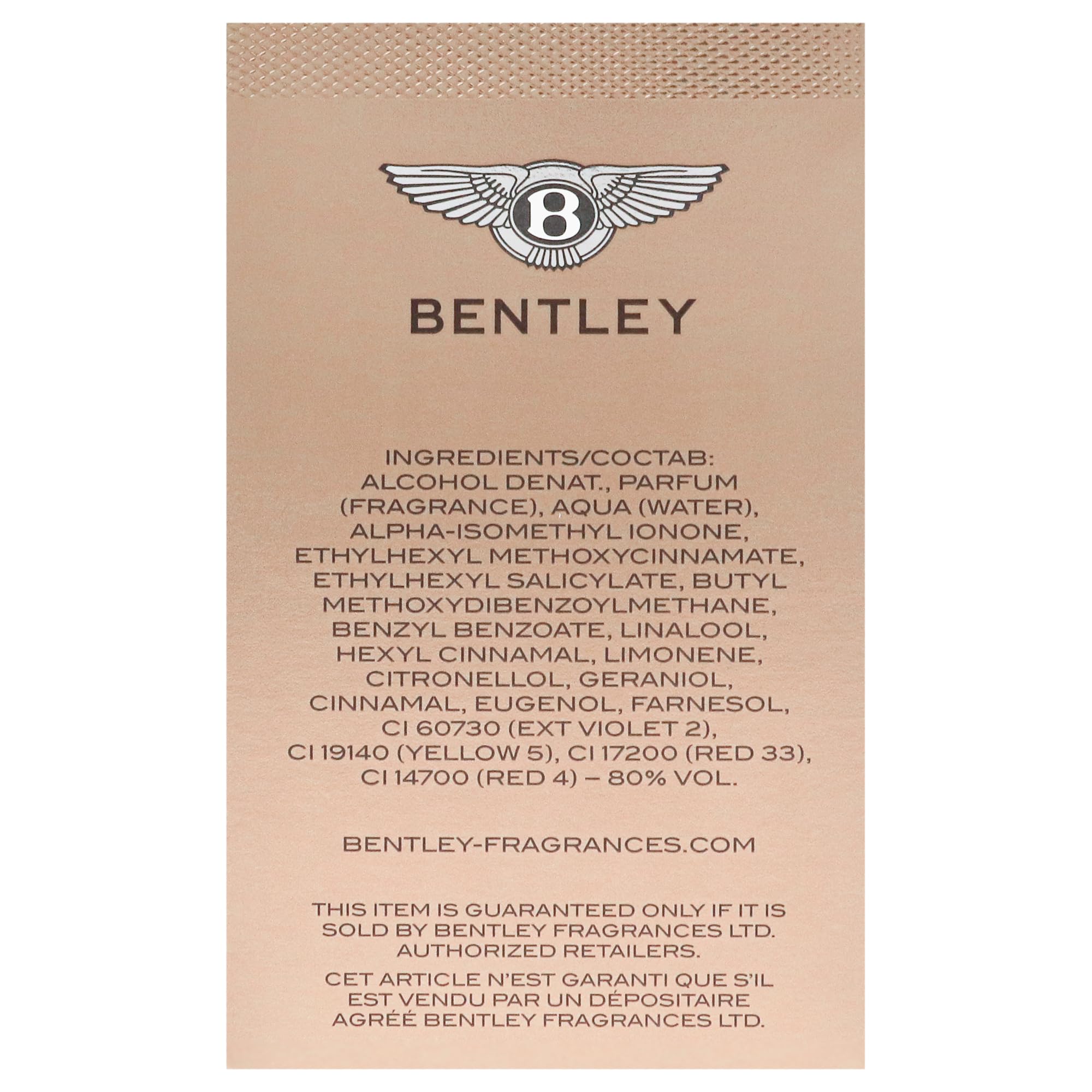 Bentley Intense B140408 Eau de Parfum, 3.4 Fluid Ounce